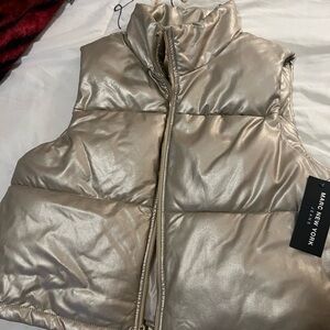 Marc New York Shimmering Gold Jacket